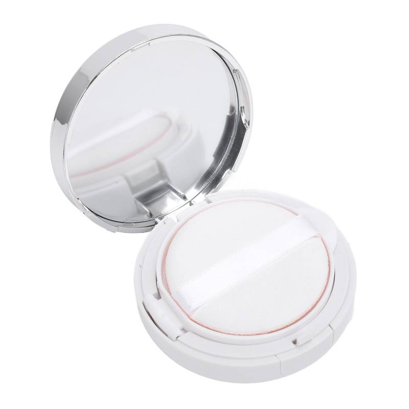 Leere Kissen-Foundation-Dose mit Spiegel, Puderquaste, Löffel, Nachfüllbar, Versiegelter Deckel, Make-up-Puderbehälter von Joom DACH