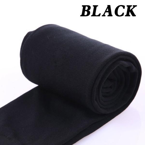Leggings Damen Mode Pelz gebürstet Stretch Fleece gefüttert dicke Strumpfhosen Damen Herbst warme Winterhosen warme Leggings L schwarz von Joom DACH