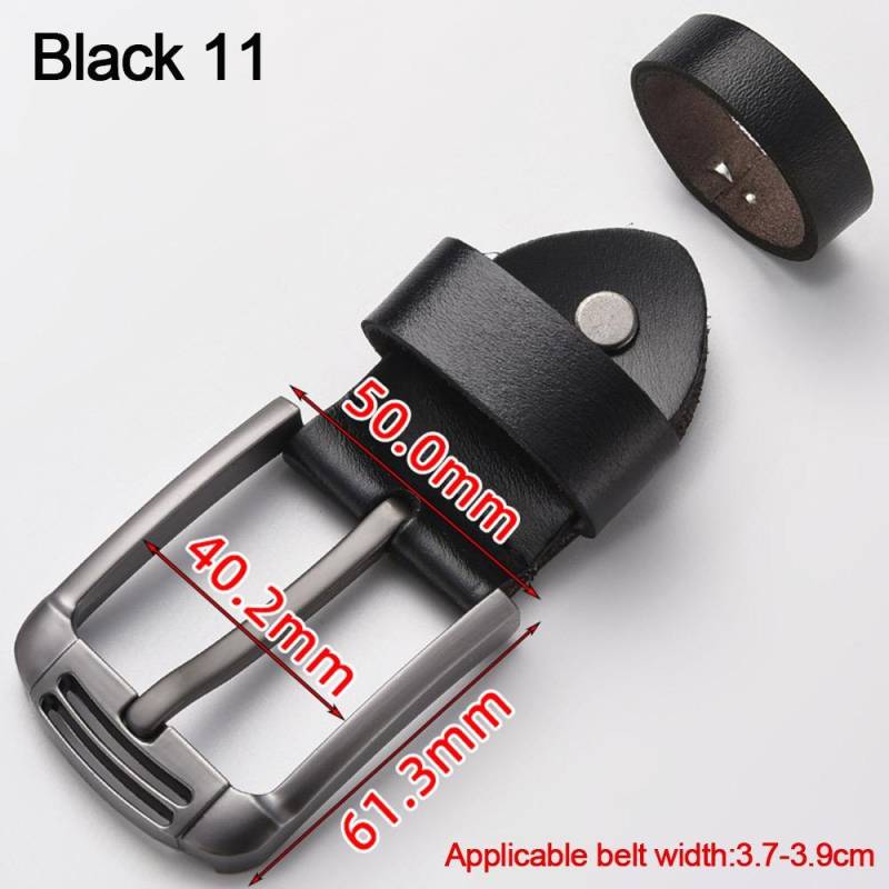 Legierungsgürtel Ersatzschnalle DIY Herren Gürtelkopf Geschäftszubehör Gürtelschnalle Black 11 von Joom DACH