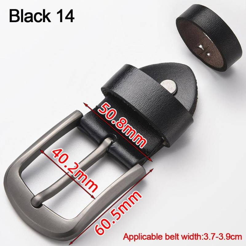 Legierungsgürtel Ersatzschnalle DIY Herren Gürtelkopf Geschäftszubehör Gürtelschnalle Black 14 von Joom DACH