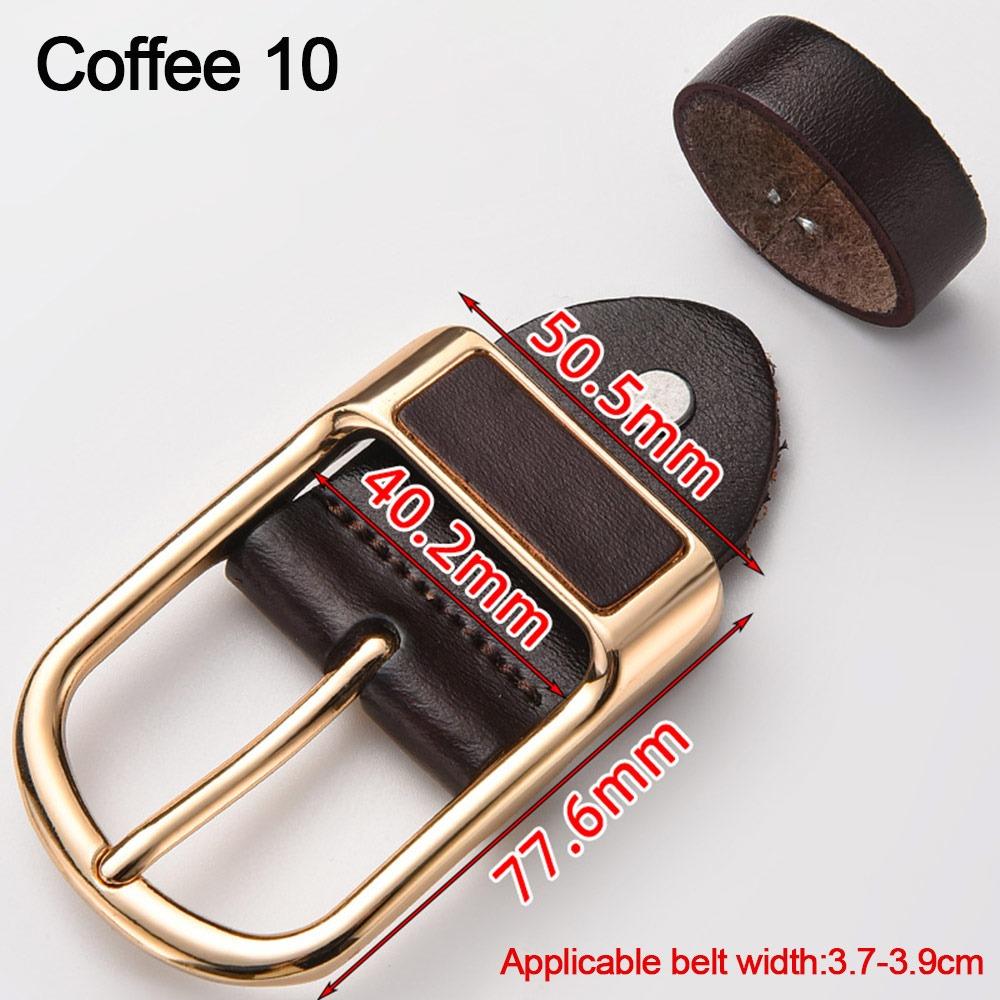 Legierungsgürtel Ersatzschnalle DIY Herren Gürtelkopf Geschäftszubehör Gürtelschnalle Coffee 10 von Joom DACH