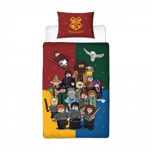 Lego Harry Potter Wende-Zauberer-Bettbezug-Set Single schwarz von Joom DACH
