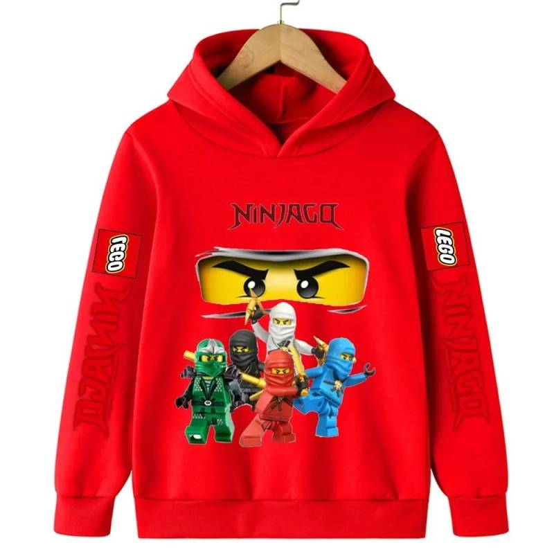 Lego Phantom Ninja Cartoon Kinder Kapuzenpullover Lässiges Sport Sweatshirt Alter Junge Kind Baby Mädchen Kleidung Pullover 120 von Joom DACH