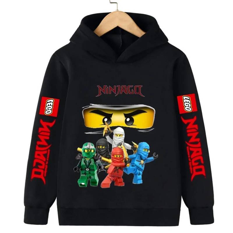 Lego Phantom Ninja Cartoon Kinder Kapuzenpullover Lässiges Sport Sweatshirt Alter Junge Kind Baby Mädchen Kleidung Pullover 130 von Joom DACH