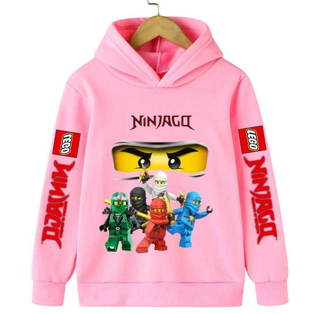 Lego Phantom Ninja Cartoon Kinder Kapuzenpullover Lässiges Sport Sweatshirt Alter Junge Kind Baby Mädchen Kleidung Pullover 140 von Joom DACH