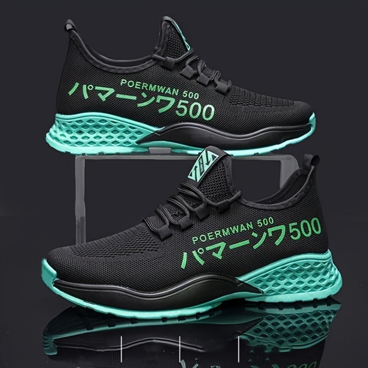 Leichte, atmungsaktive Freizeit-Sportschuhe für Herren – Niedrig geschnittenes Schnürdesign mit strapazierfähiger Gummisohle zum Wandern und für draußen – leichte Schuhe 41 schwarz von Joom DACH