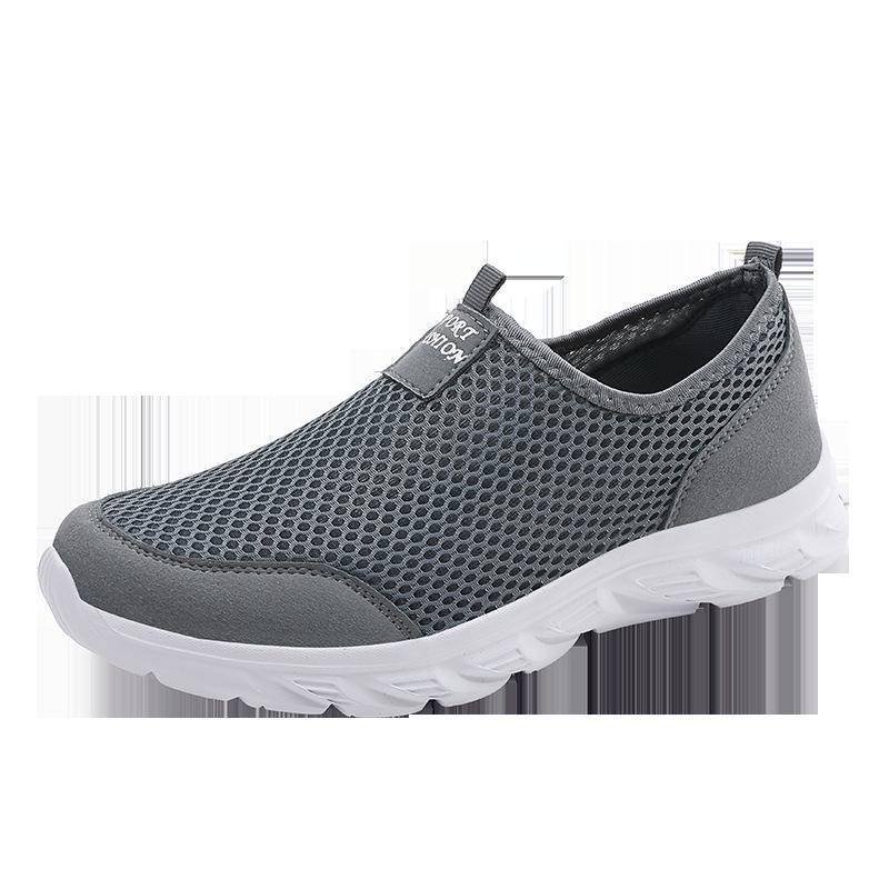 Leichte, atmungsaktive Slip-On-Sport- und Reiseschuhe aus Mesh für Herren 44 von Joom DACH