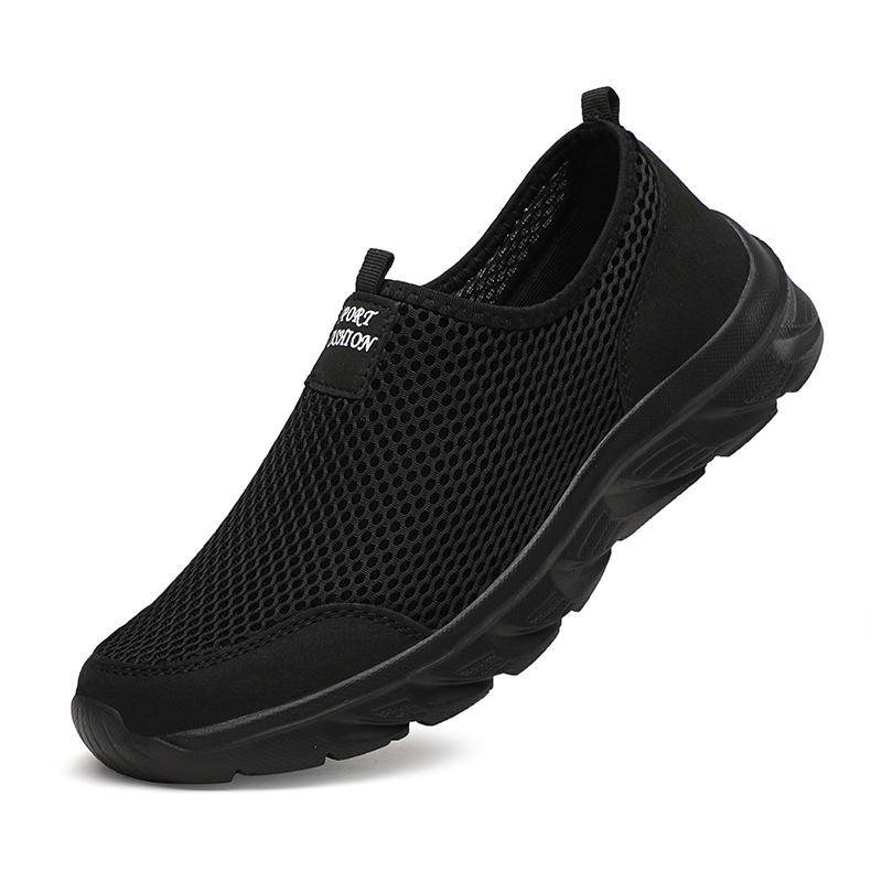 Leichte, atmungsaktive Slip-On-Sport- und Reiseschuhe aus Mesh für Herren 47 von Joom DACH