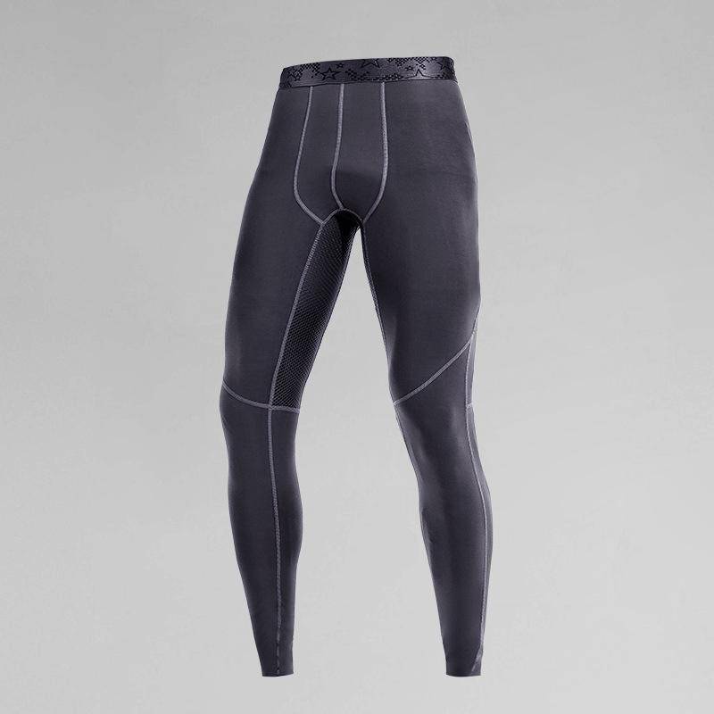 Leichte, atmungsaktive Thermo-Leggings aus Mesh für Herren für Frühling, Herbst und Winter. XXXL grau von Joom DACH
