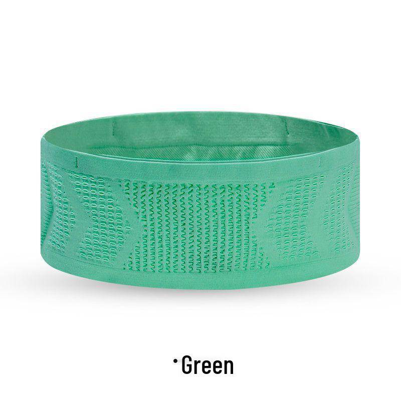 Leichte Diebstahlsichere Lauf-Bauchtasche für Männer & Frauen: Atmungsaktiv, Enganliegend für Marathon & Radfahren XL: Waist 90-125cm grün von Joom DACH