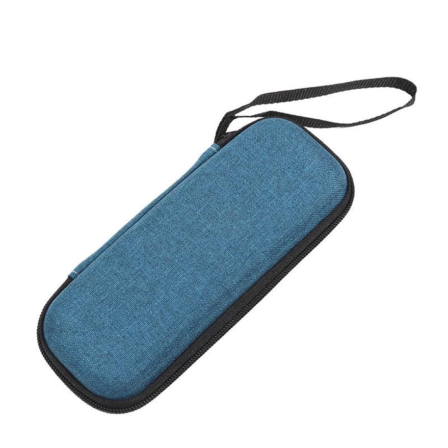 Leichte Retro-Rasierapparat-Aufbewahrungsbox, kompakte Reise-Tragetasche für Kopfhörer und Rasierapparate für Männer One Size dunkle cyan von Joom DACH