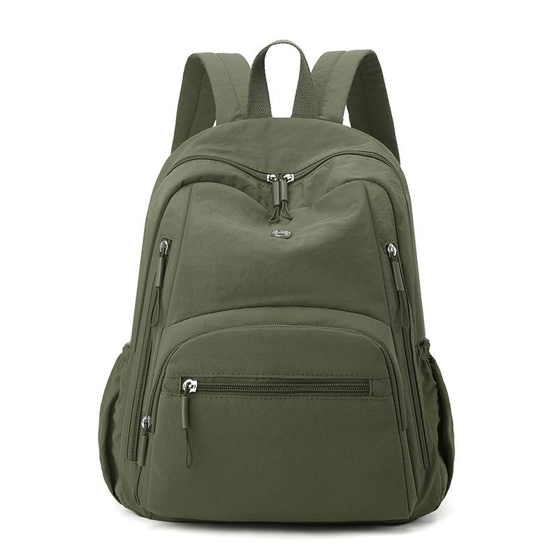 Leichter, wasserdichter Nylon-Rucksack Pendlerrucksack mit großer Kapazität für Damen grün von Joom DACH
