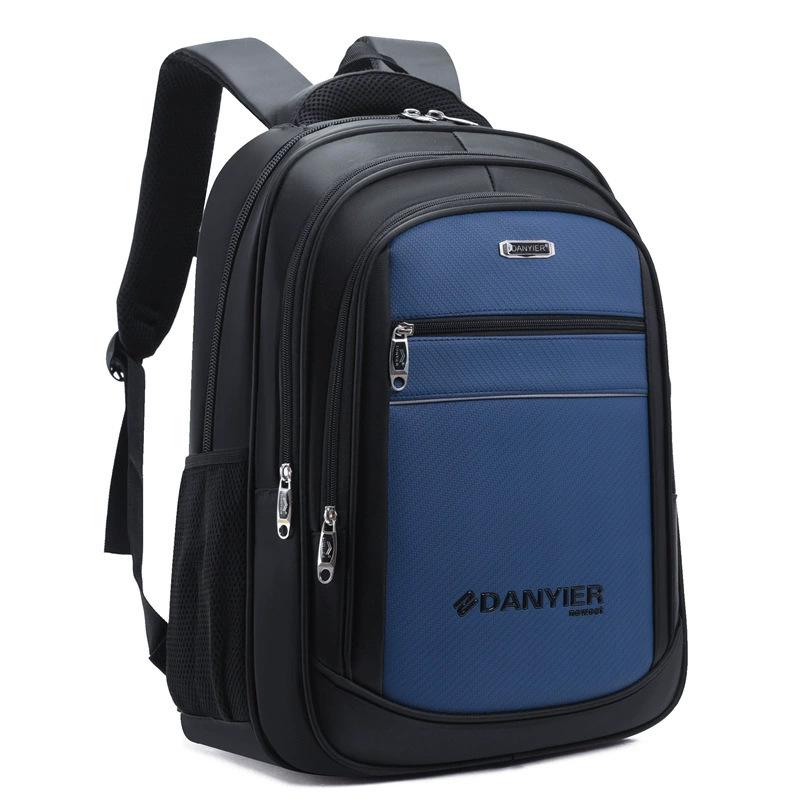 Leichter Rucksack für Herren, Business-Computer-Rucksack, Wasserdichter Oxford-Stoff-Rucksack mit großem Fassungsvermögen 48*33*20cm blau von Joom DACH