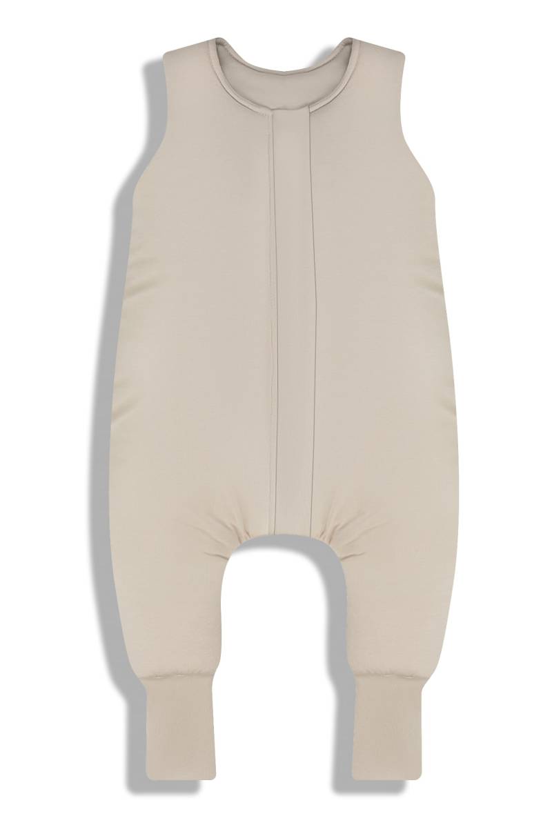 Leichter Schlafsack mit Füßen, Größe XS (6-12 Monate) Sand 69 x 35 cm beige von Joom DACH