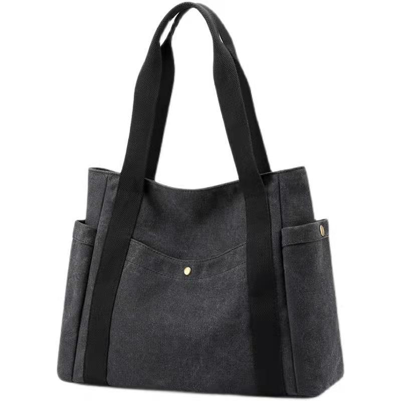 Leinwand Tasche Hohe Kapazität frauen Handtaschen Schulter Taschen Designer Literarischen Einfachheit Totes Taschen Frauen Umhängetaschen Bolso Mujer schwarz Leinwand Tasche Hohe Kapazität frauen Handtaschen Schulter Taschen Designer Literarischen Einfachheit Totes Taschen Frauen Umhängetaschen Bolso Mujer schwarz von Joom DACH