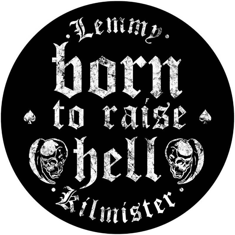 Lemmy Born To Raise Hell Patch One Size weiß/schwarz von Joom DACH