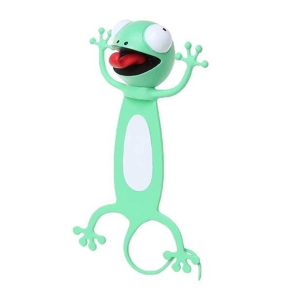 Lesezeichen in Form eines humorvollen und lustigen 3D-Gecko-Tieres von Joom DACH