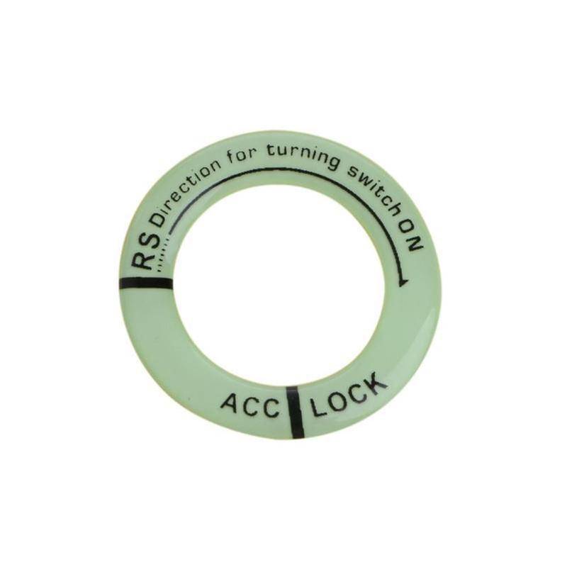 Leuchtende Zündung LED Neue Motorrad Schalter Abdeckung Auto Nacht Leuchten Reflektierende Schlüssel Ring Schutz Aufkleber schwarz von Joom DACH