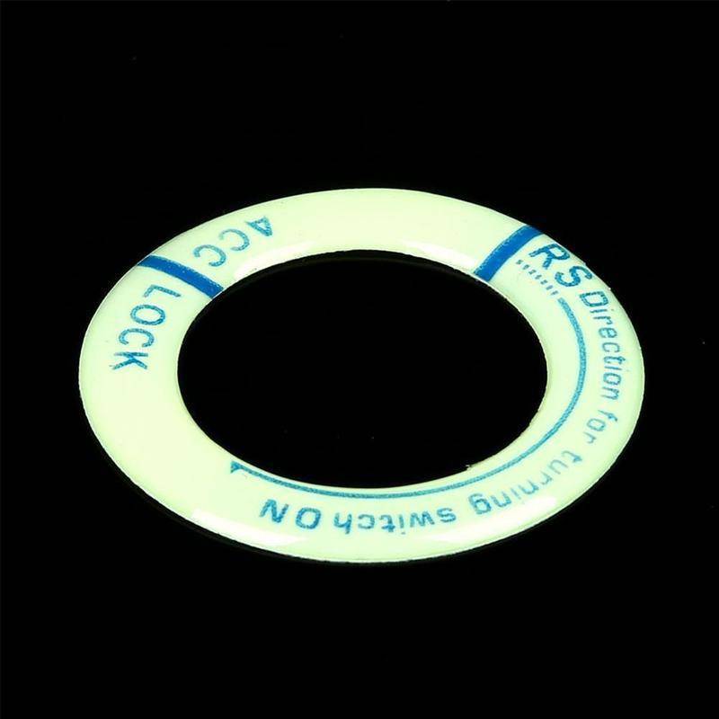 Leuchtende Zündung LED Neue Motorrad Schalter Abdeckung Auto Nacht Leuchten Reflektierende Schlüssel Ring Schutz Aufkleber blau von Joom DACH