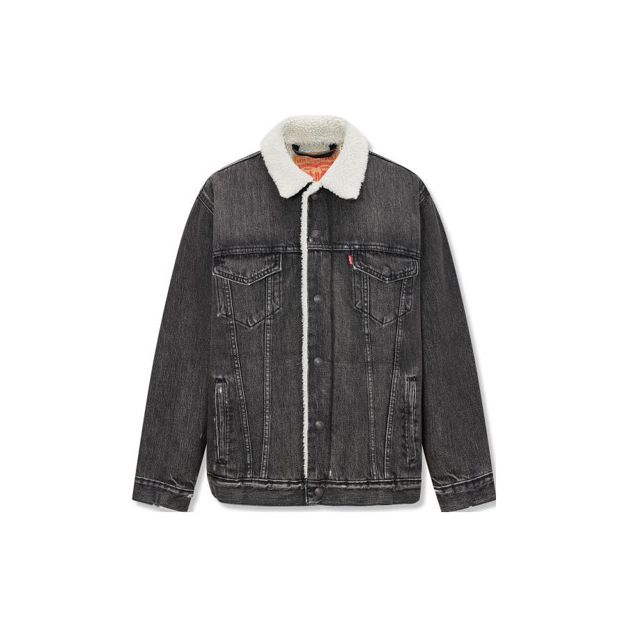 Levis Button-Down Kragen Jeansjacke Herren Jacken Grau A5784-0001 S von Joom DACH