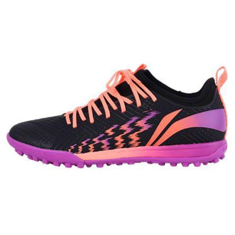 Li Ning 2 Team Kunstrasen TF (Gummistollen) Stoßdämpfende Rutschfeste Langlebige Fußballschuhe Herren Fußballschuhe Schwarz YSTU013-4 39 von Joom DACH