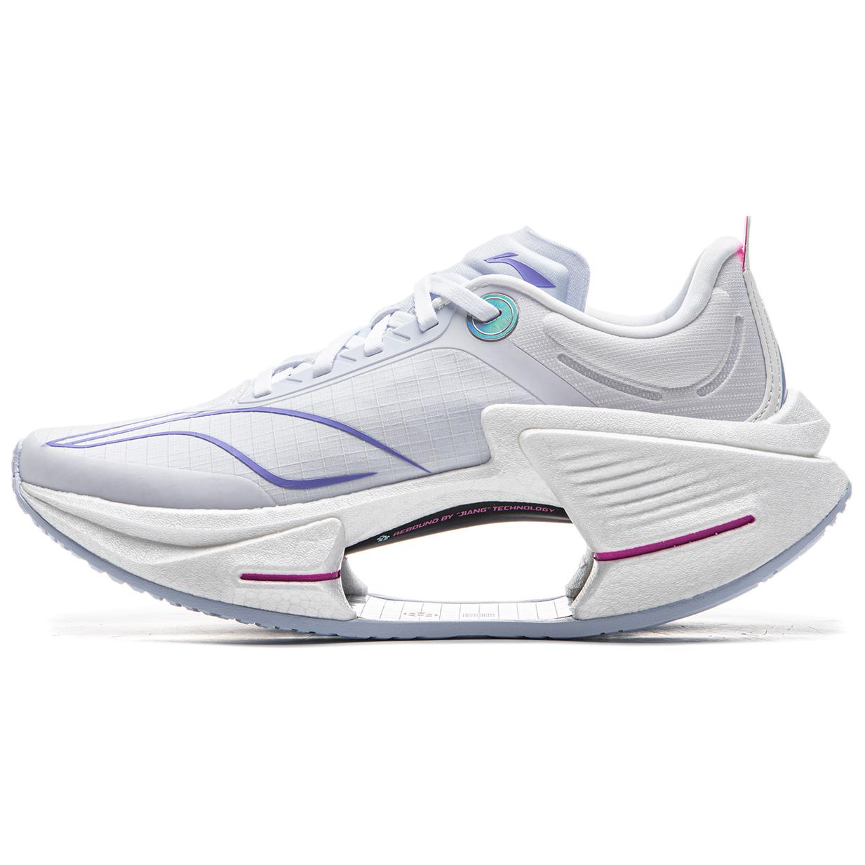 Li Ning Absolute Shadow 3 Wesentliche Technologie Professionelle Geschwindigkeitstraining Laufschuhe Damen Sneaker Weiß Lila ARRV002-1 37 von Joom DACH