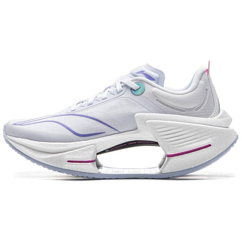 Li Ning Absolute Shadow 3 Wesentliche Technologie Professionelle Geschwindigkeitstraining Laufschuhe Damen Sneaker Weiß Lila ARRV002-1 39 von Joom DACH