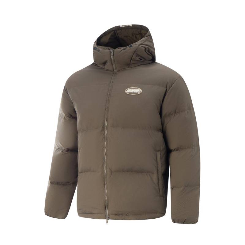 Li Ning Badfive Wasserabweisend Bequem Lässig Minimalistisch Kapuzen Warm Vielseitig Reißverschluss Kurz Locker Winter Daunenjacke Herren Jacken AYMU197-3 M von Joom DACH
