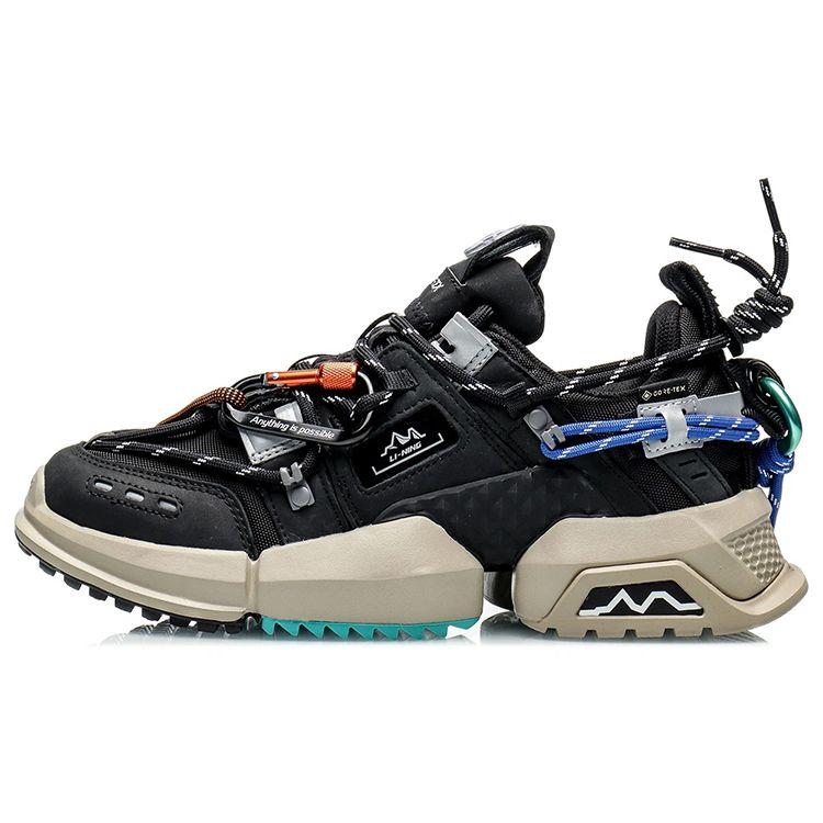 Li-Ning Bequeme Strapazierfähige Lässige Low-Top Dad Schuhe Damen Sneaker Schwarz AGLQ138-1 36⅓ von Joom DACH