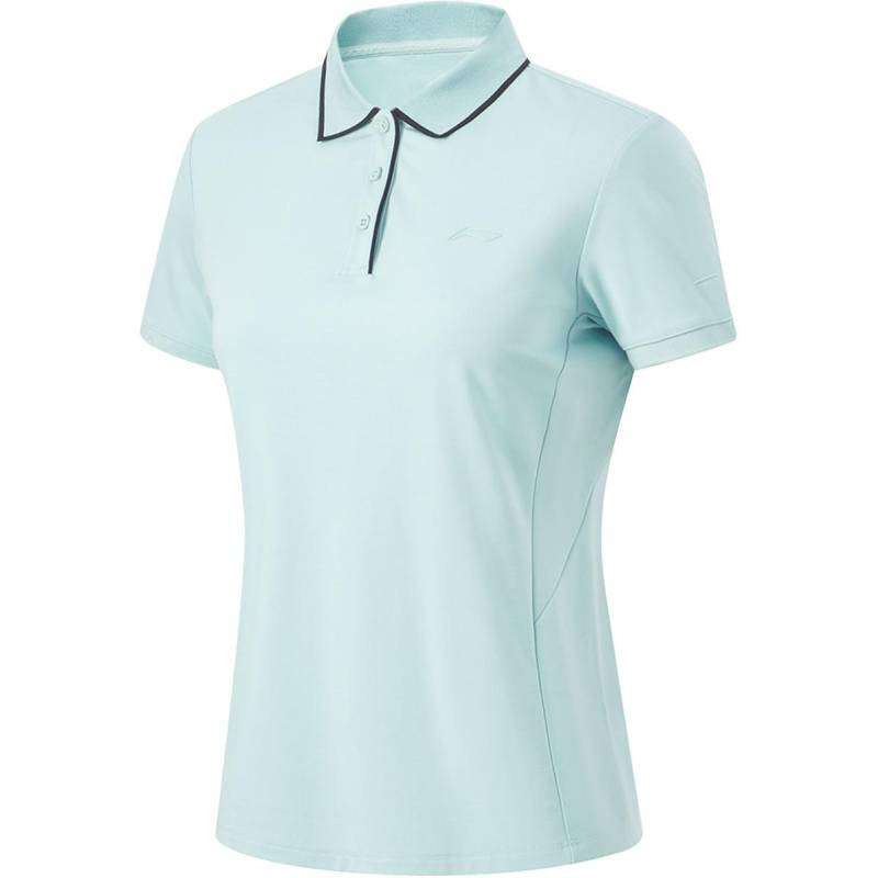 Li-Ning Bequemes Feuchtigkeitstransportierendes Sport-Poloshirt Damen Tops Federgrün APLU158-3 XL Li-Ning Bequemes Feuchtigkeitstransportierendes Sport-Poloshirt Damen Tops Federgrün APLU158-3 XL von Joom DACH