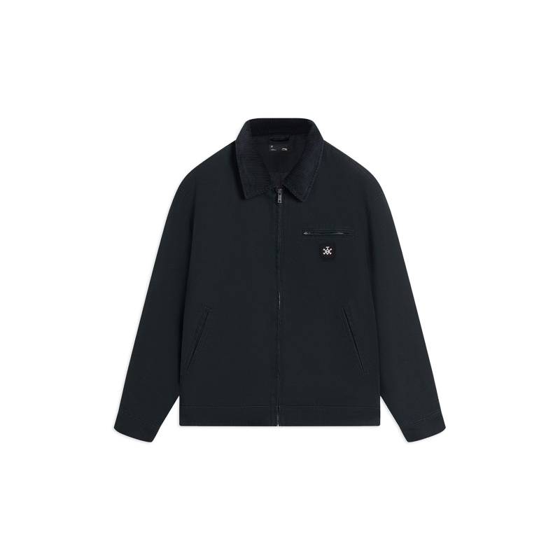 Li Ning CF Einfarbige Freizeit-Polojacke Herrenjacke Schwarz AJMS131-2 M von Joom DACH