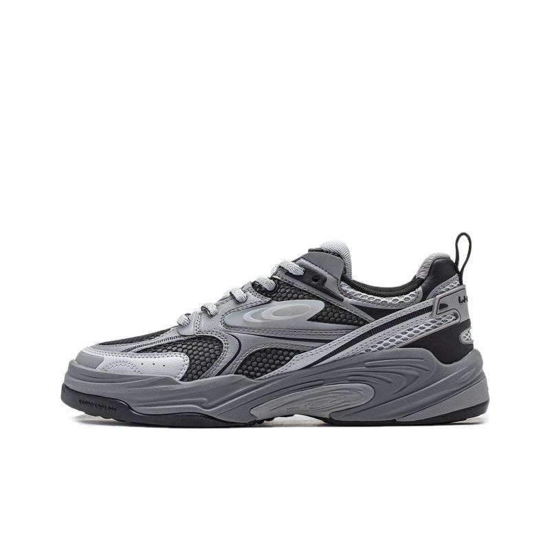 Li Ning CF Su Series Flash Star 2 Bequeme Vielseitige Dämpfung Strapazierfähige Low-Top Freizeitschuhe Herren Sneaker Schwarz Grau AGLT171-4 41 von Joom DACH