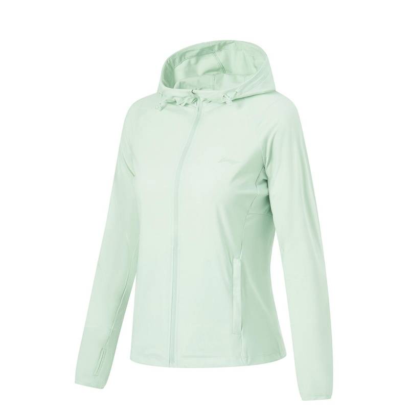 Li Ning Damen Fitness Serie Leichte Langarm Kapuzen Slim Outdoor Sportjacke Damenjacken Eisgrün AWDU474-3 XL Li Ning Damen Fitness Serie Leichte Langarm Kapuzen Slim Outdoor Sportjacke Damenjacken Eisgrün AWDU474-3 XL von Joom DACH