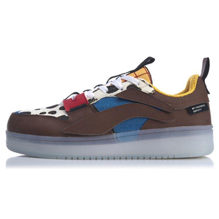 Li Ning Disney Toy Story Woody Bequeme Low-Top-Sneaker Damen-Sneaker Dunkelbraun AGCP342-1 38⅓ von Joom DACH
