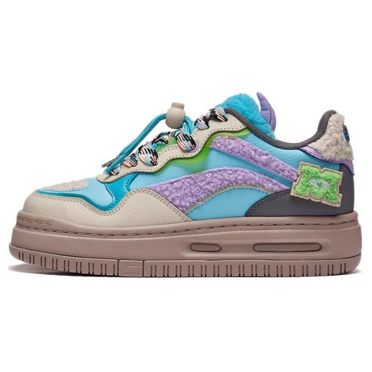 Li Ning Disney X Future C1 Bequeme Weiche Elastische Rutschfeste Low-Top Sneakers Damen-Sneakers Blau AGCT244-3 35⅔ von Joom DACH