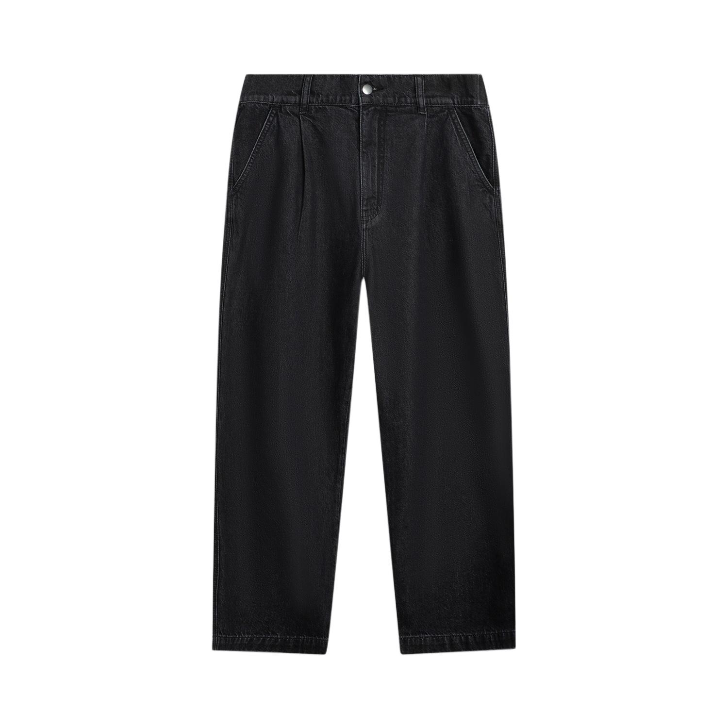 Li-Ning Einfache Bequeme Lässige Vielseitige Gerade Bein Normale Leibhöhe Jeans Herren Unterteile AJQV019-2 S von Joom DACH