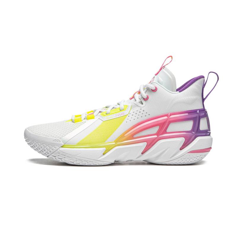 Li Ning Fan Wu 4 Militärstrategie Basketballschuhe Herren Sneaker Weiß Gelb Pink ABFU015-1 43 von Joom DACH