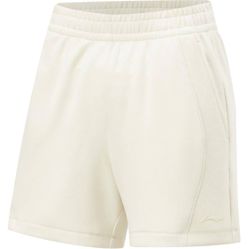 Li Ning Fitness Series Einfarbig Atmungsaktiv Bequem Gestrickte Sportshorts Damen Shorts Fett-Gelb AKSU016-5 M von Joom DACH