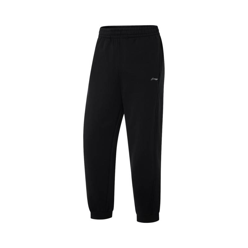 Li Ning Fitness Series Fleecegefütterte Warme Jogginghose Damen Unterteile Schwarz AKLUC58-2 S von Joom DACH