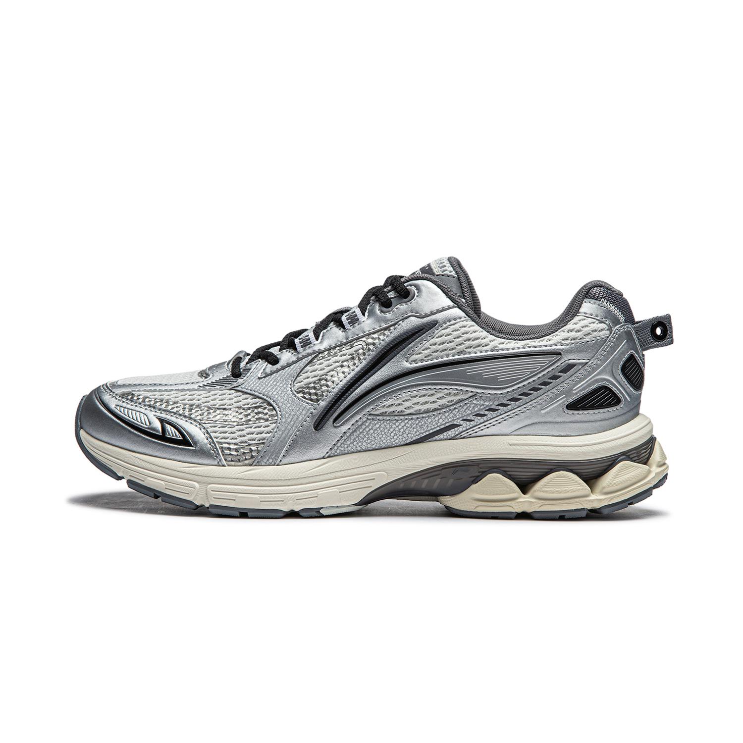 Li Ning Fuyiao 2.0 Klassisch Retro Doppelte Dämpfung Stabile Unterstützung Stoßdämpfung Rutschfest Leicht Low-Top Laufschuhe Herren Sneaker ARXU001-5 39⅔ von Joom DACH