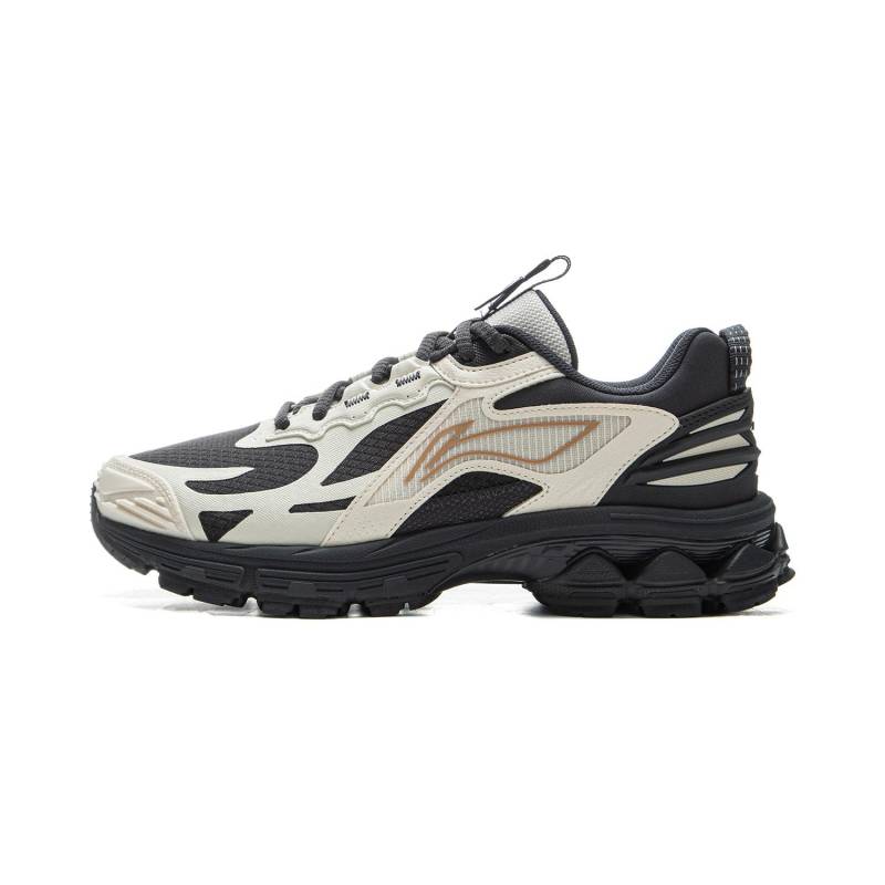 Li Ning Fuyiao 2.0 Trail Classic Retro Dual Dämpfung Stabil Rutschfest Abriebfest Stützend Low-Top Laufschuhe Damen Sneaker ARXU010-3 37 von Joom DACH