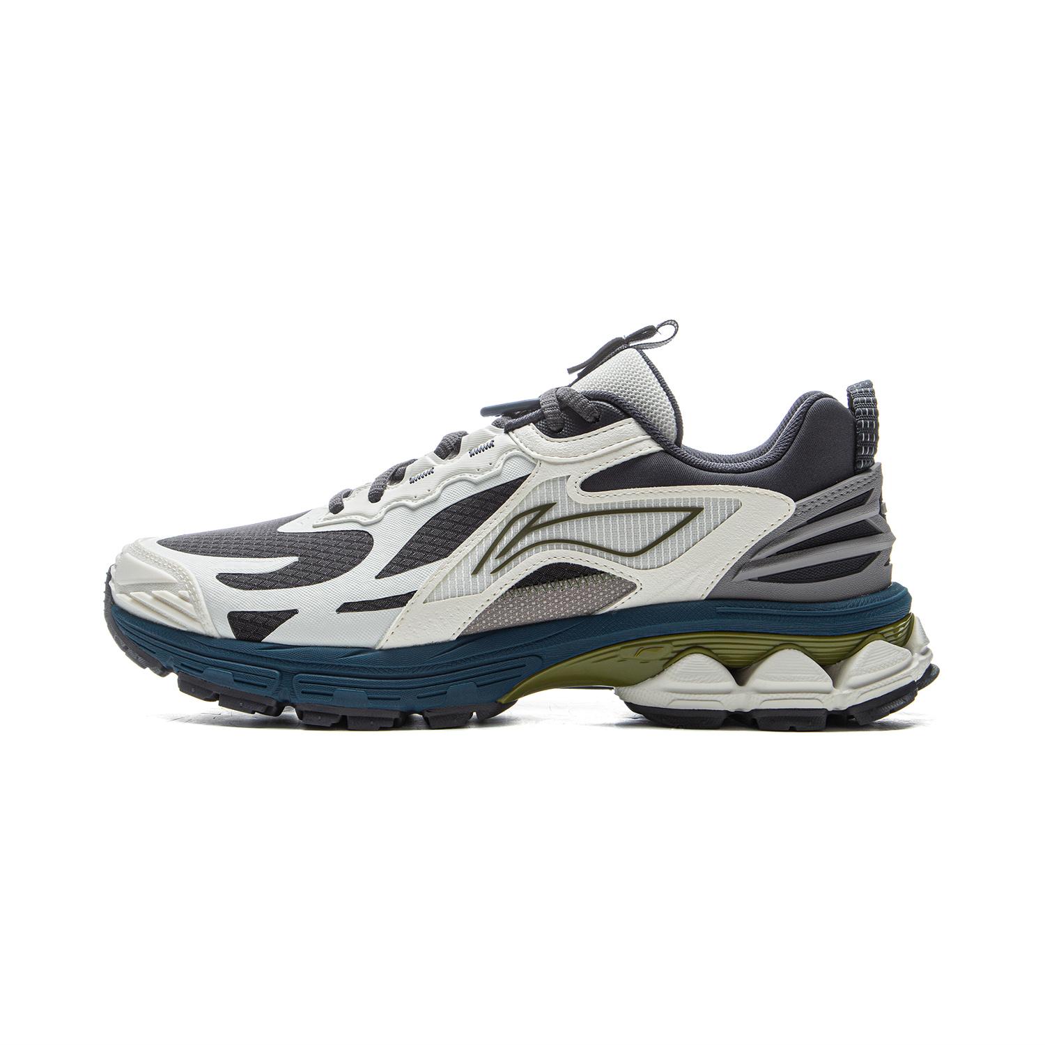 Li Ning Fuyiao 2.0 Trail Classic Retro Dual Dämpfung Stabile Unterstützung Rutschfest Abriebfest Low-Top Freizeit Laufschuhe Herren Sneaker ARXU011-2 41 von Joom DACH