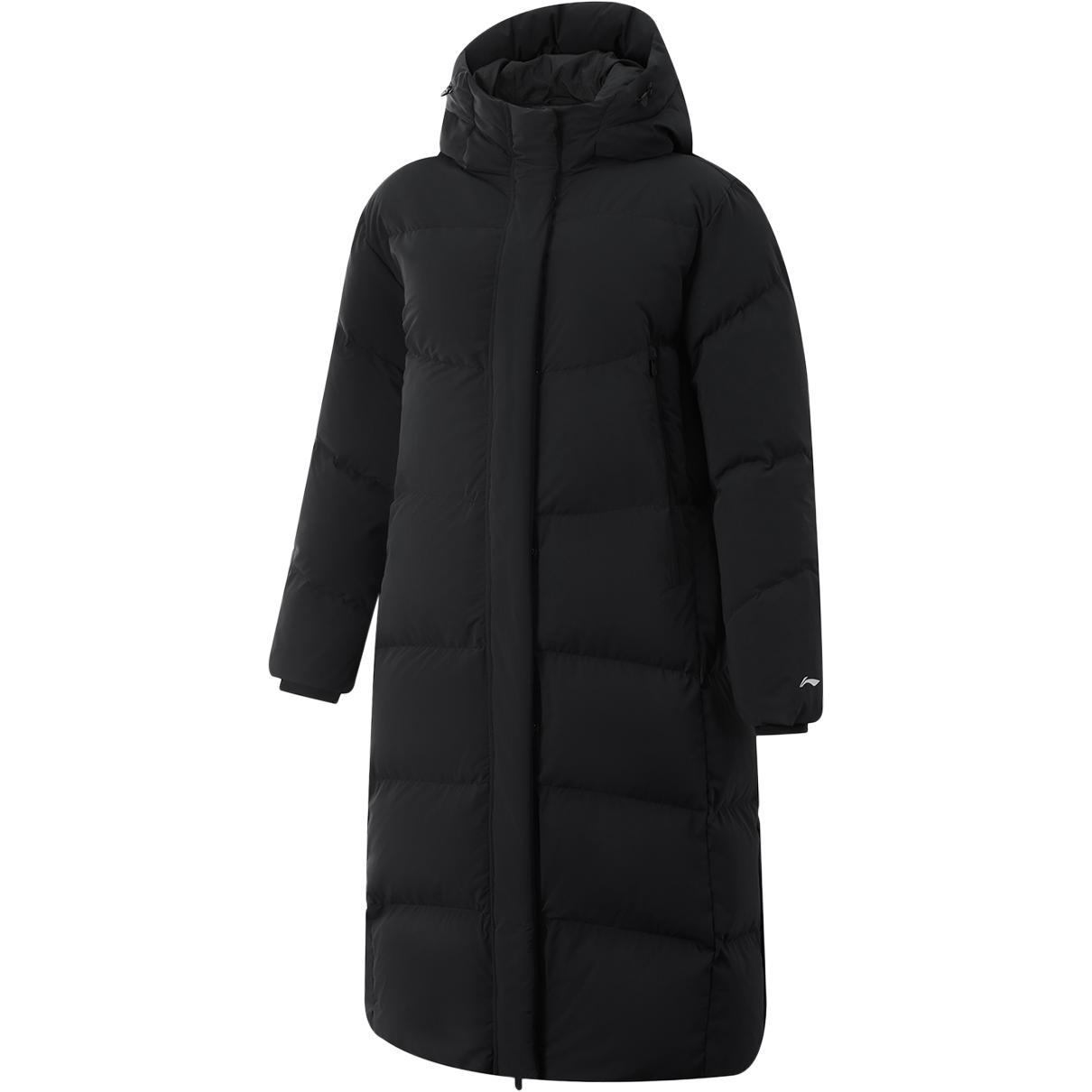 Li-Ning Hot Pot Daunenjacken Serie Wasserabweisend Bequem Locker Kältebeständig Warm Lässig Einfarbig Langer Daunenmantel Damen Oberbekleidung AYMU242-2 2XL von Joom DACH