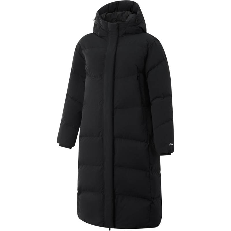 Li-Ning Hot Pot Daunenjacken Serie Wasserabweisend Bequem Locker Kältebeständig Warm Lässig Einfarbig Langer Daunenmantel Damen Oberbekleidung AYMU242-2 2XL von Joom DACH