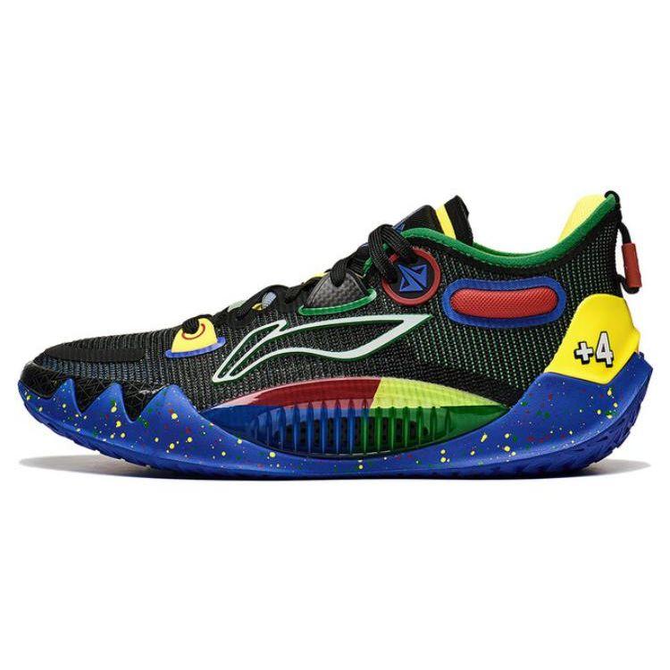 Li Ning Jimmy Butler 1 Basketballschuhe Herren Sneaker Schwarz Grün Gelb ABAS163-4 44⅓ von Joom DACH
