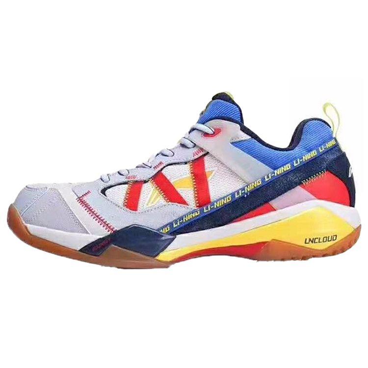 Li Ning Kedihao Ace Professionelle Low-Top Badminton Schuhe Herrenschuhe Weiß Blau AYAQ015-1 45 von Joom DACH