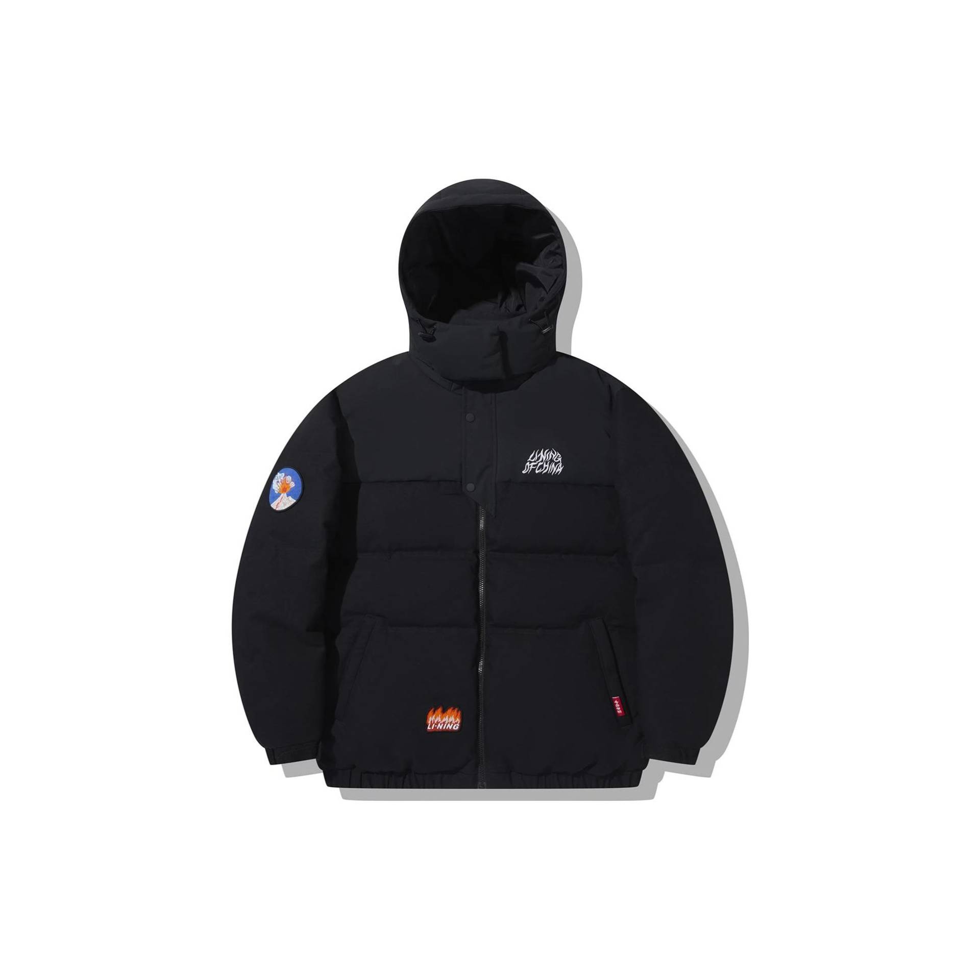 Li Ning Label Flame Kurze Kapuzen-Daunenjacke Herrenjacken Schwarz AYMT047-3 M Li Ning Label Flame Kurze Kapuzen-Daunenjacke Herrenjacken Schwarz AYMT047-3 M von Joom DACH