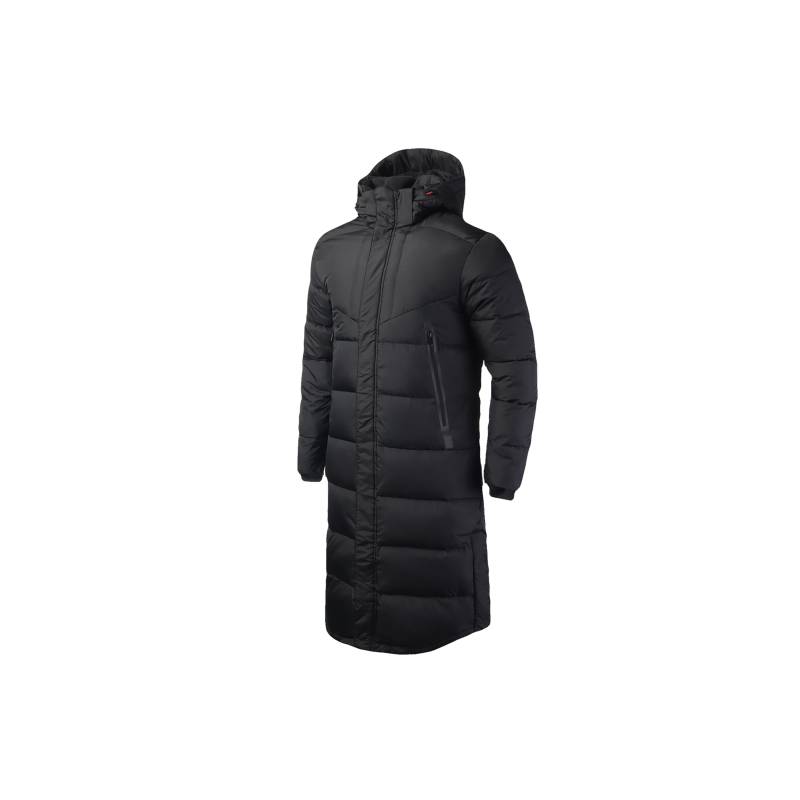 Li Ning Lange Daunenjacke mit Kapuze Herren Oberbekleidung Schwarz AYMP005-1 L von Joom DACH