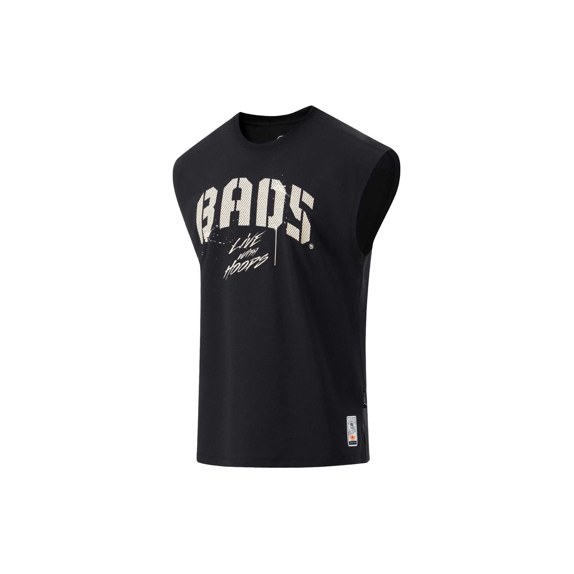 Li-Ning Letter Rundhals Atmungsaktiv Locker Ärmellose Weste Herren Tops Schwarz AVSU435-1 3XL von Joom DACH