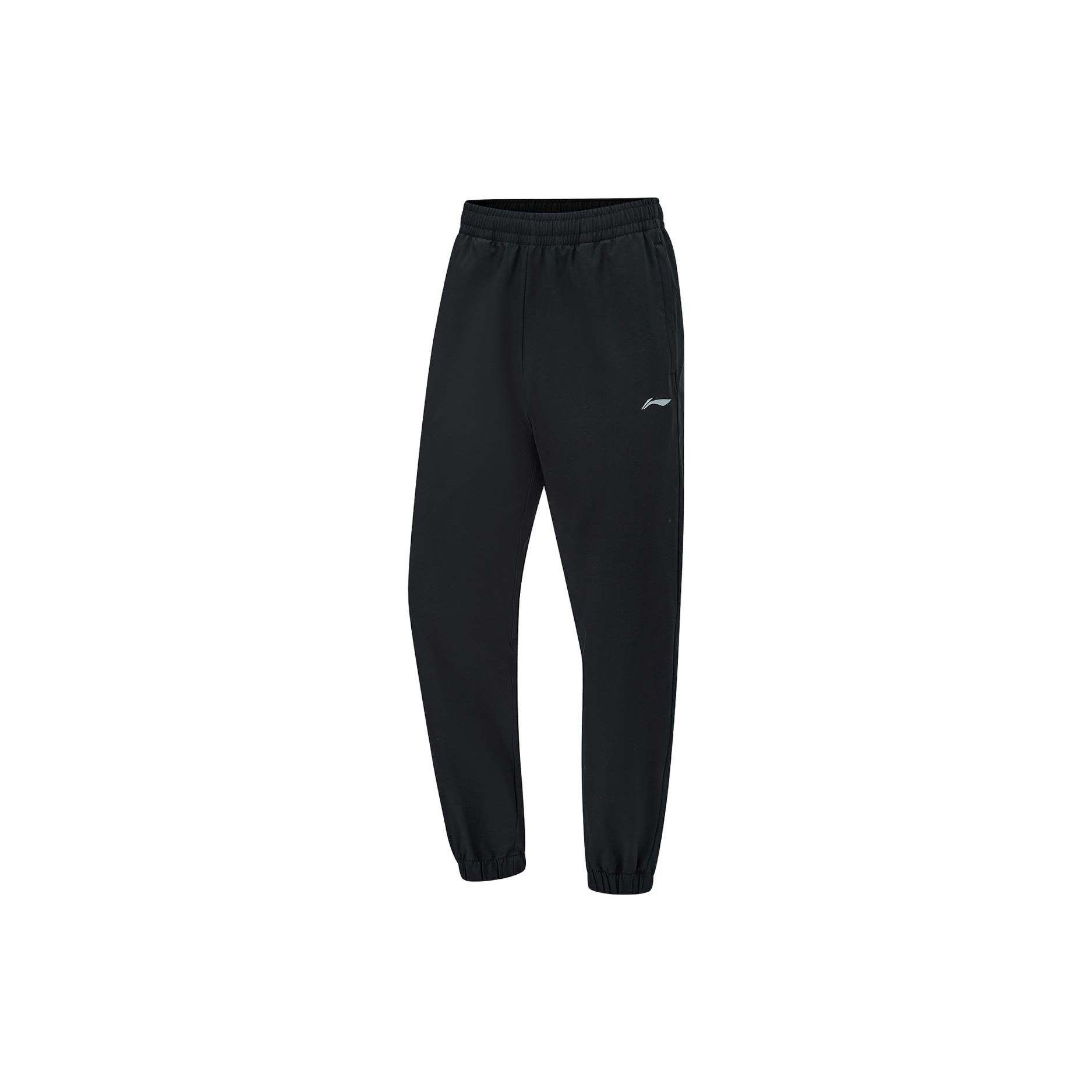 Li Ning Logo Bedruckte Strick-Sporthose mit Bündchen Herren Unterteile Schwarz AYKU061-1 L Li Ning Logo Bedruckte Strick-Sporthose mit Bündchen Herren Unterteile Schwarz AYKU061-1 L von Joom DACH
